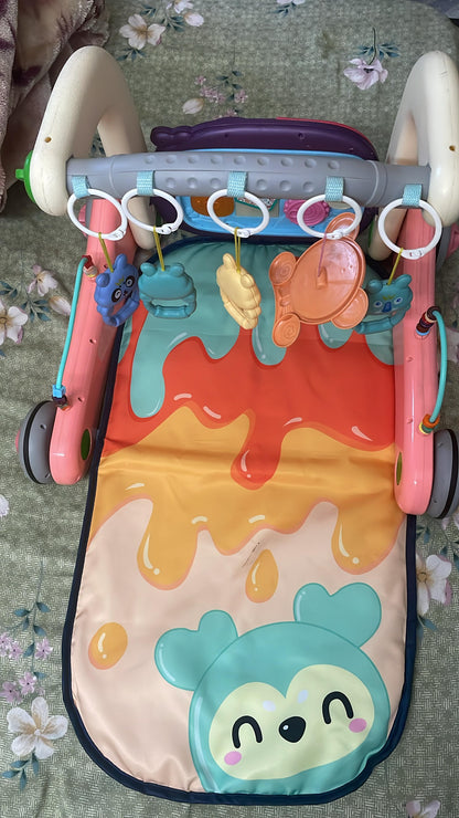 3 in 1 Baby Push Walker with Play Gym | For 0-3 Years