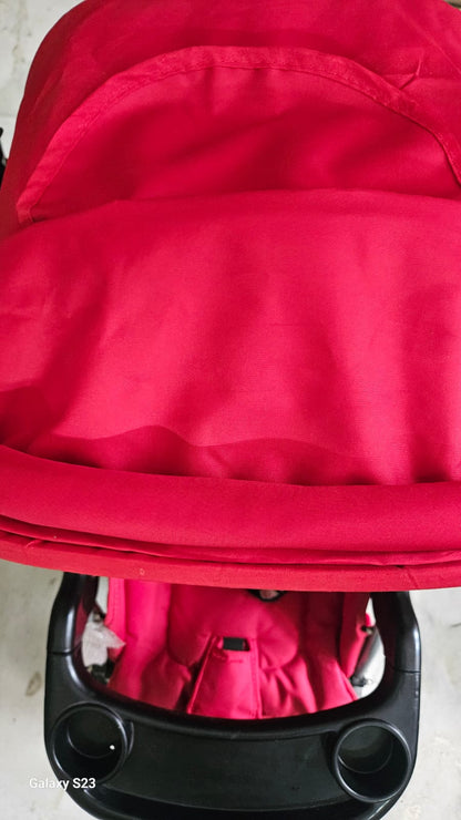 Babyhug 2 in 1 Rock and Roll Stroller Cum Rocker - Red