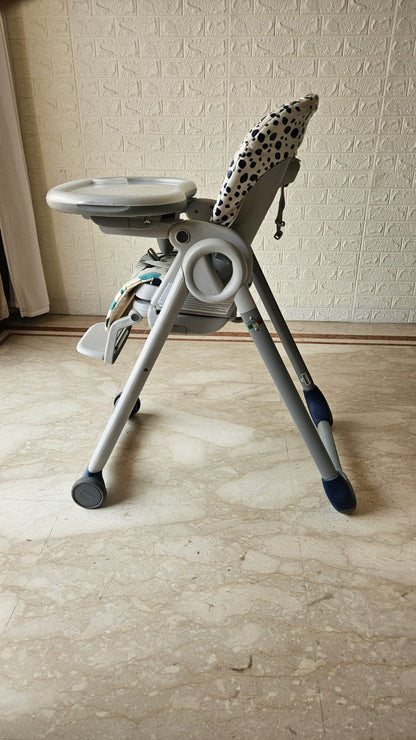 Chicco Polly Progress 5-in-1 High Chair | White Printed