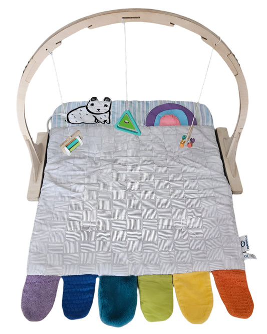 CURIOUS CUB Baby Play Gym-Playmat | For 0-12 Months
