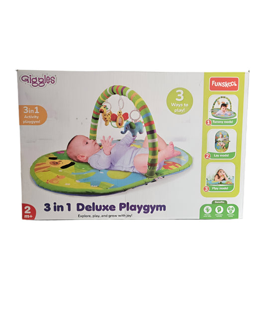 Giggles Funskool 3in1 Deluxe Playgym | For 2Months+