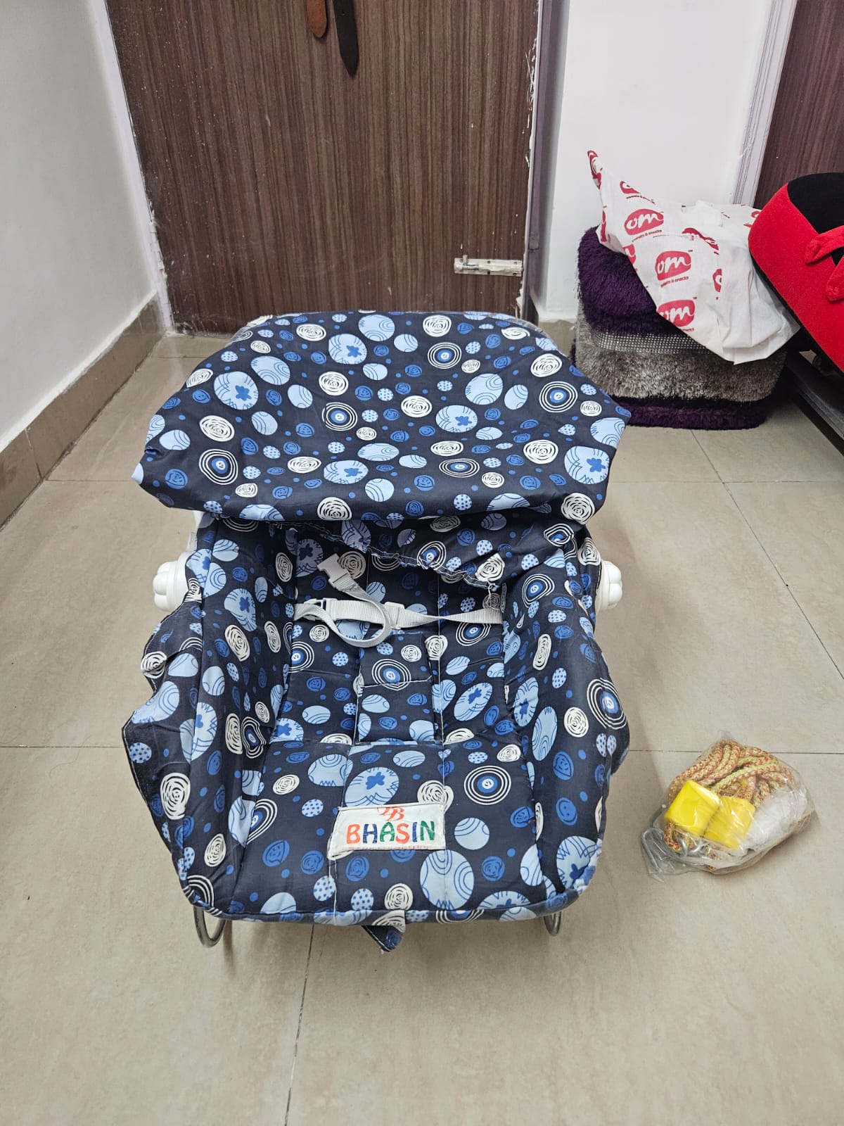 BHASIN Carrycot 10 in 1 Bouncer | Weight Supported Upto 15 Kg