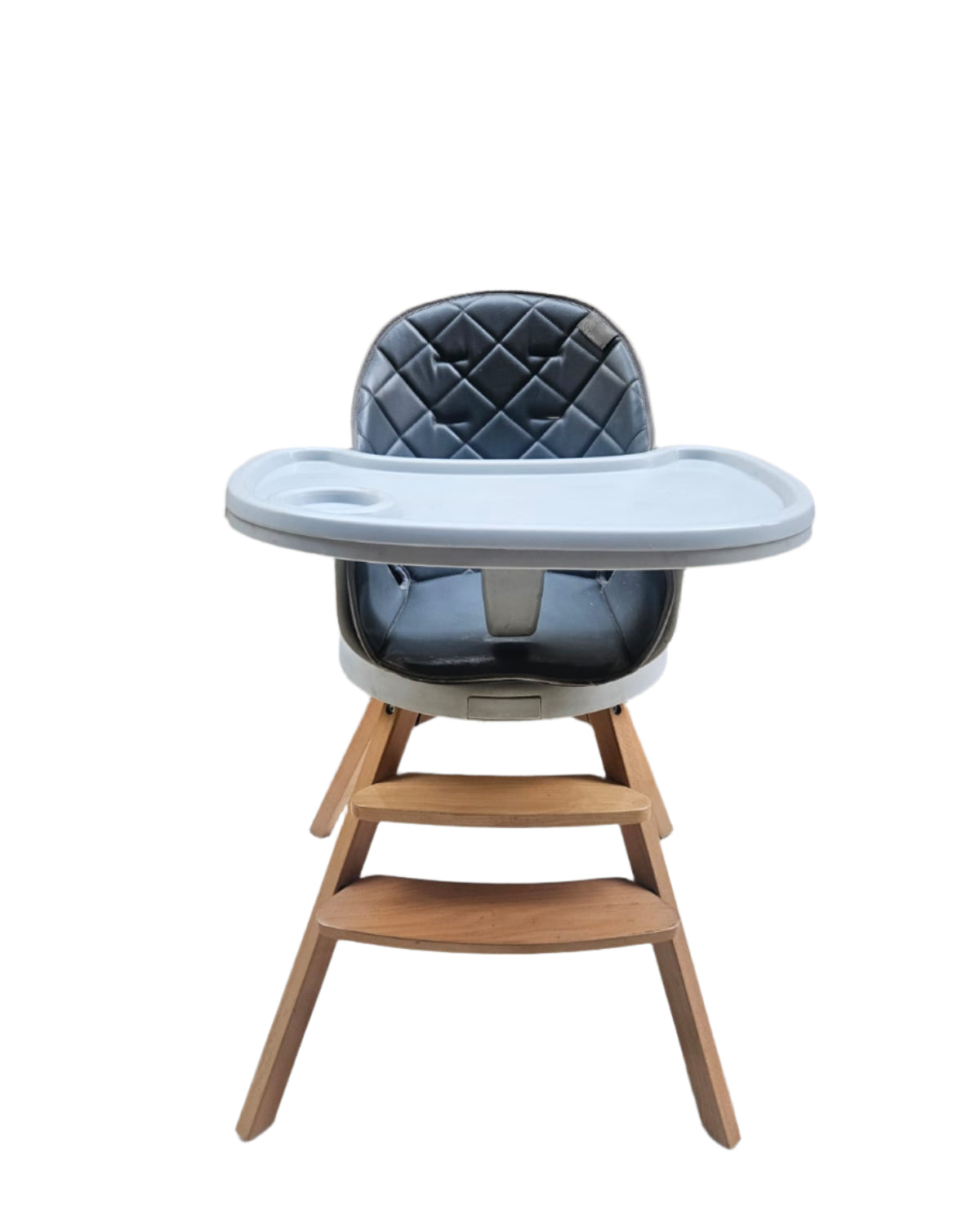 R For Rabbit Graphite Walnut High Chair With 360 Degree Rotating Seat | for 6-36 Months