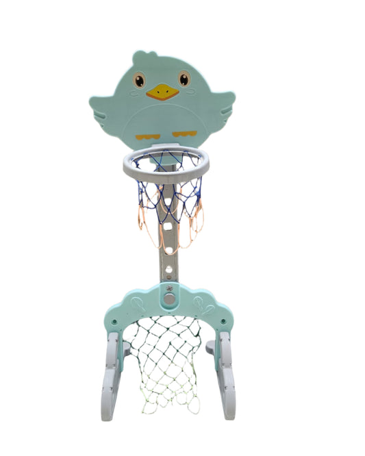 BAYBEE Multi Activity Sports Basketball Toy with Adjustable Height