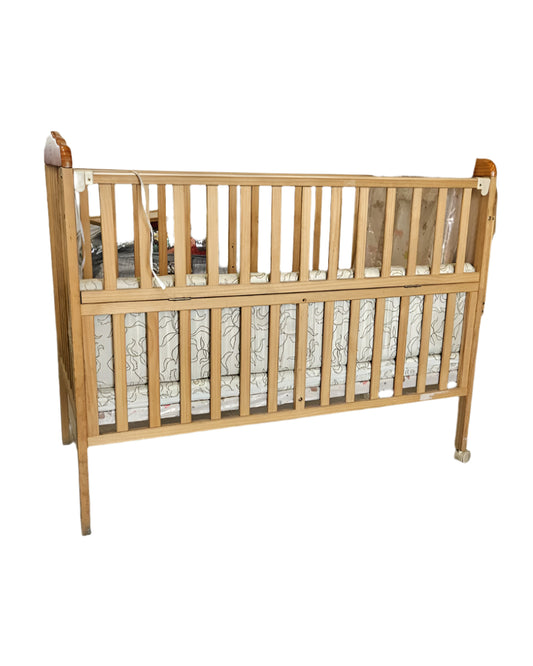 Babyhug Lily Baby Cot With Bassinet & Mattress