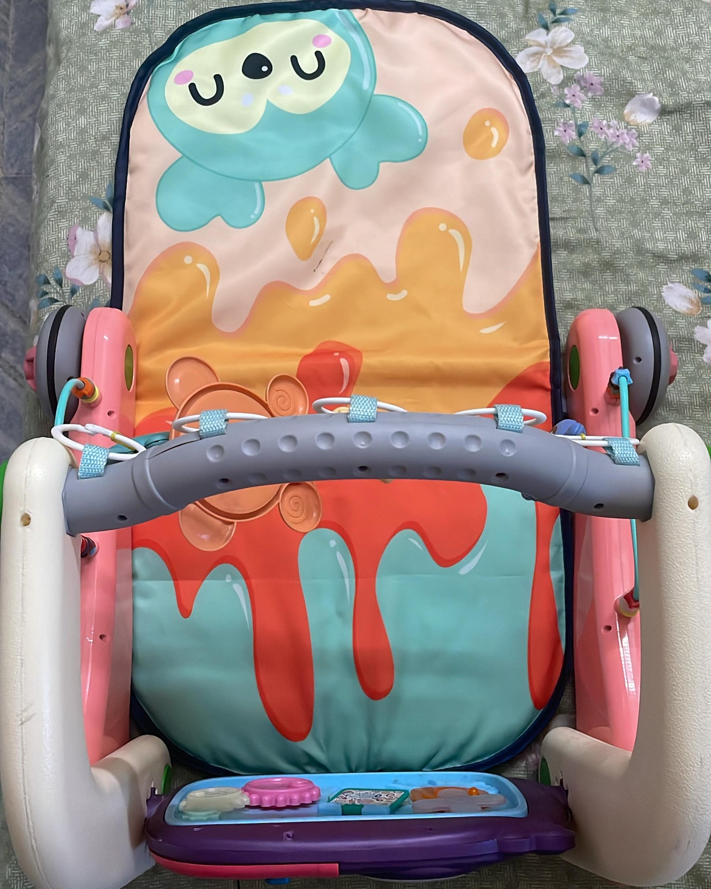 3 in 1 Baby Push Walker with Play Gym | For 0-3 Years