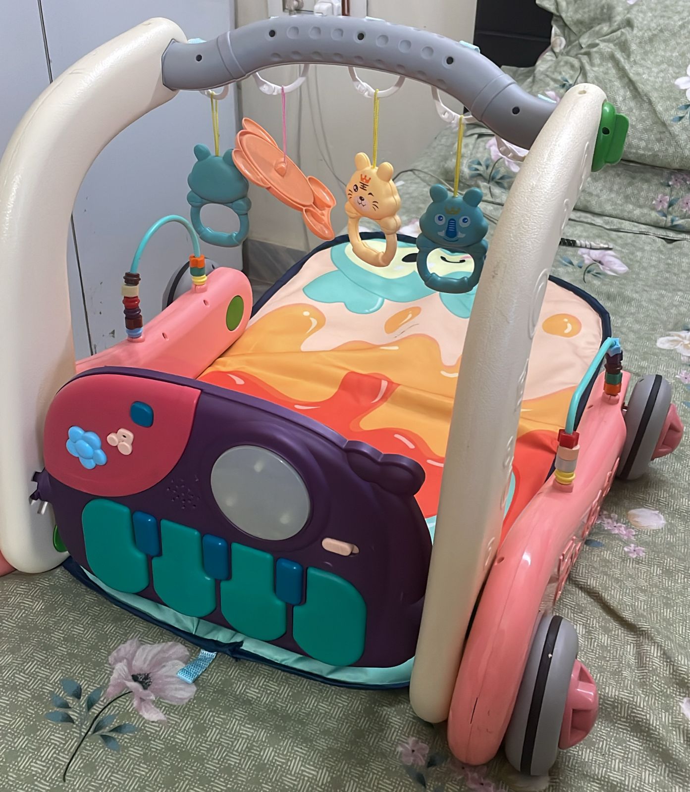 3 in 1 Baby Push Walker with Play Gym | For 0-3 Years