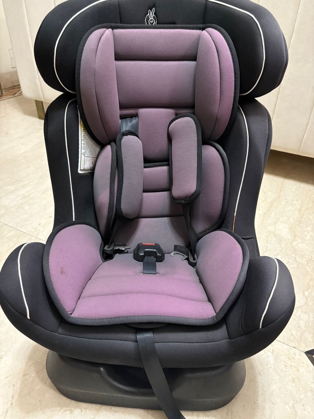 R For Rabbit Jack N Jill Grand Car Seat , 2023, Hardly Used, Grey & Black