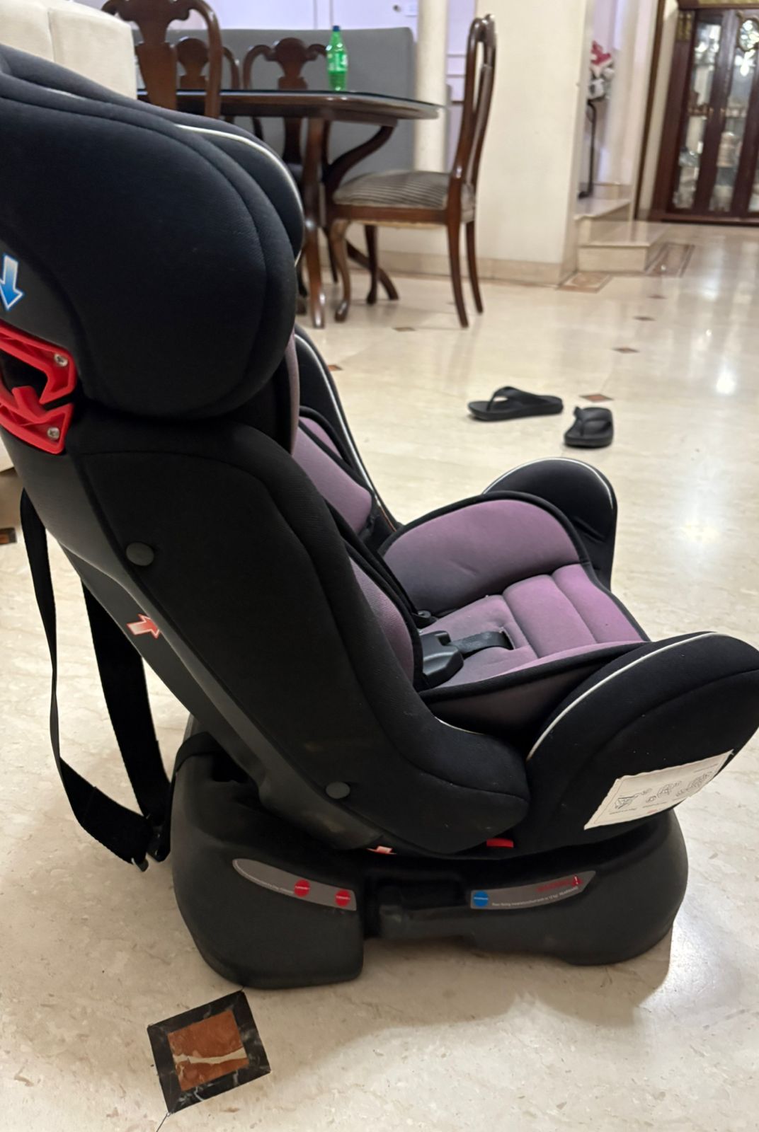 R For Rabbit Jack N Jill Grand Car Seat , 2023, Hardly Used, Grey & Black