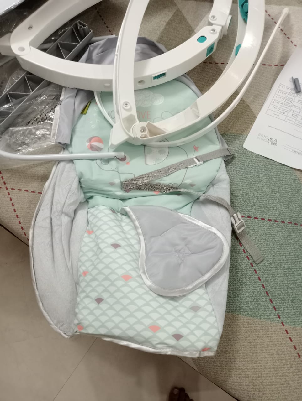 R for Rabbit Rock N Play Baby Rocker