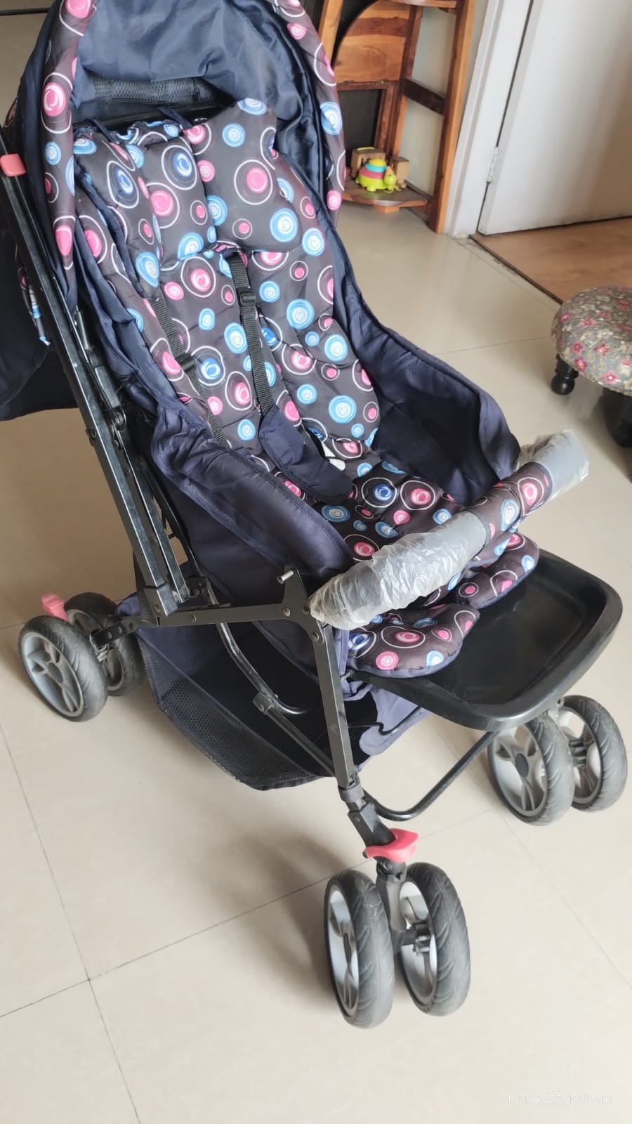 Babyhug Comfy Ride Stroller | 2024, Barely Used, Blue