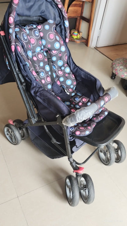 Babyhug Comfy Ride Stroller | 2024, Barely Used, Blue