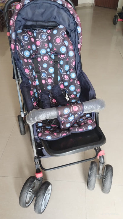 Babyhug Comfy Ride Stroller | 2024, Barely Used, Blue