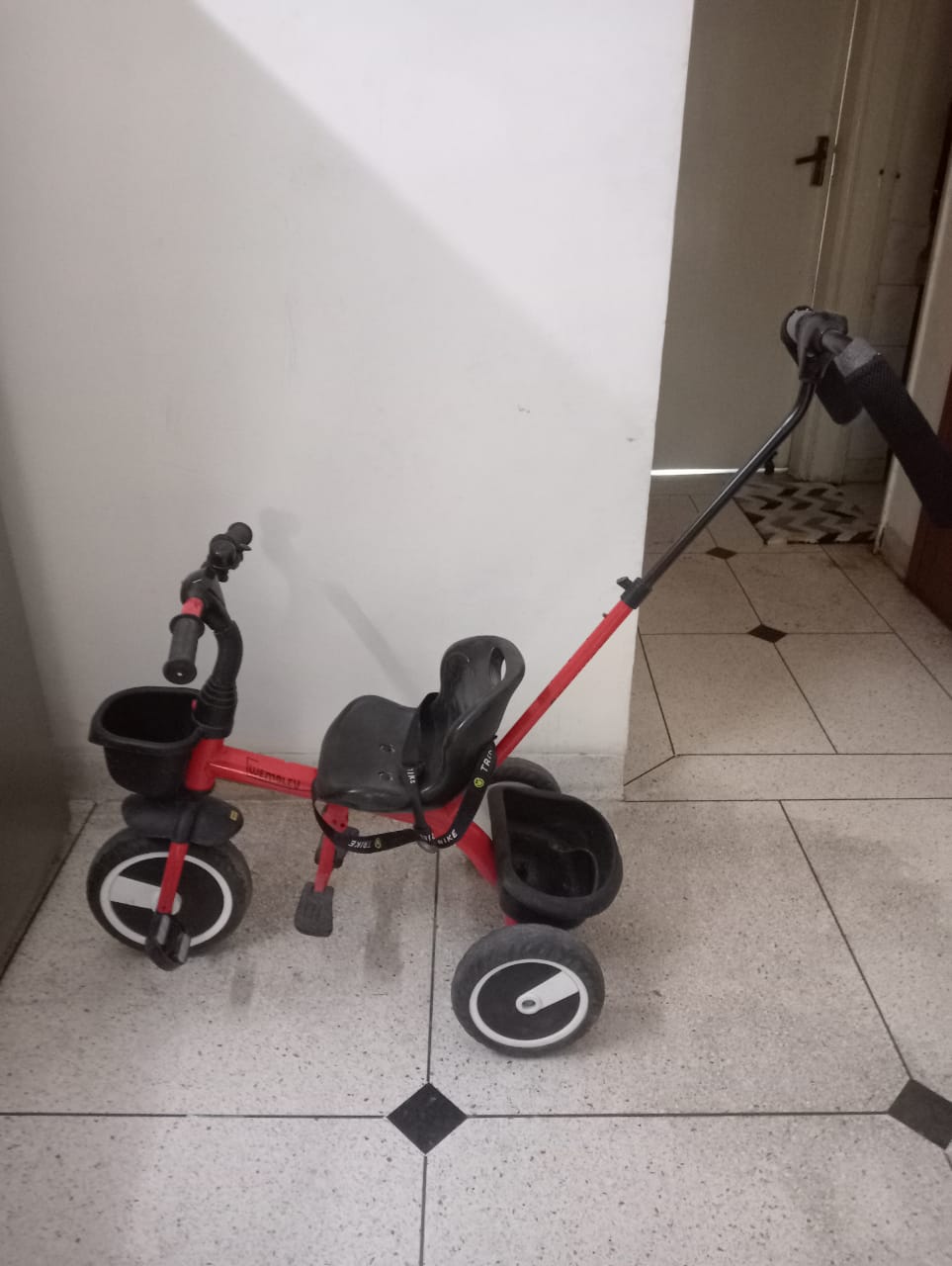 Wembley Tricycle Trike With Parental Control Handle | For 1.5 to 6 Yr, Capacity 50kgs