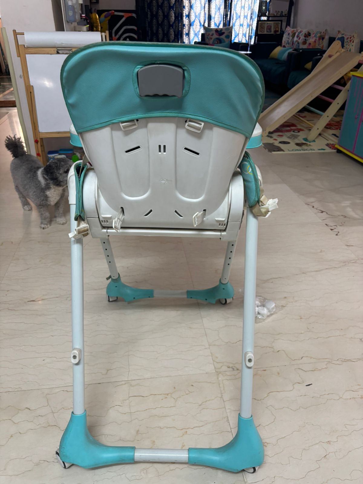 R for Rabbit Marshmallow High Chair , Blue, 2022