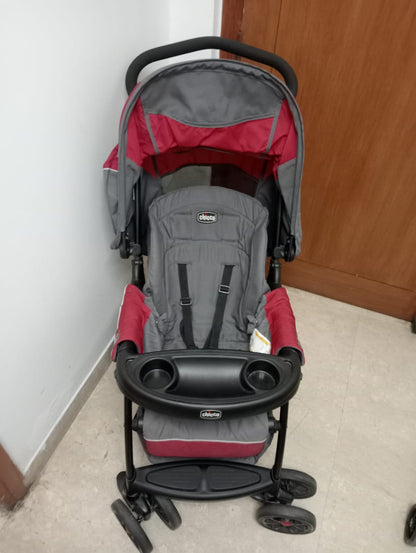 Chicco Cortina CX Stroller, Red, 2021 | For 0-4 Years