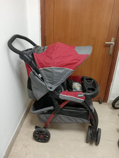 Chicco Cortina CX Stroller, Red, 2021 | For 0-4 Years