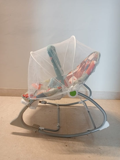 Fab n Funky Baby Rocker With Mosquito Net |For Kids Upto 10Kg