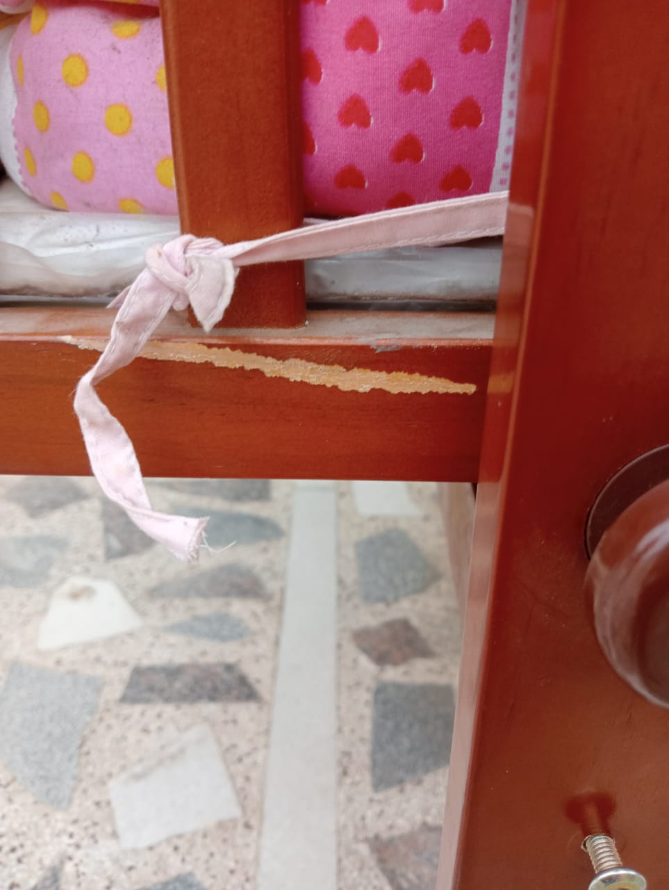 Babyoye Wooden Cot