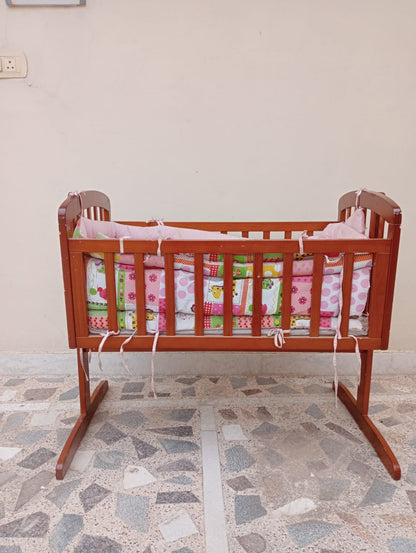 Babyoye Wooden Cot
