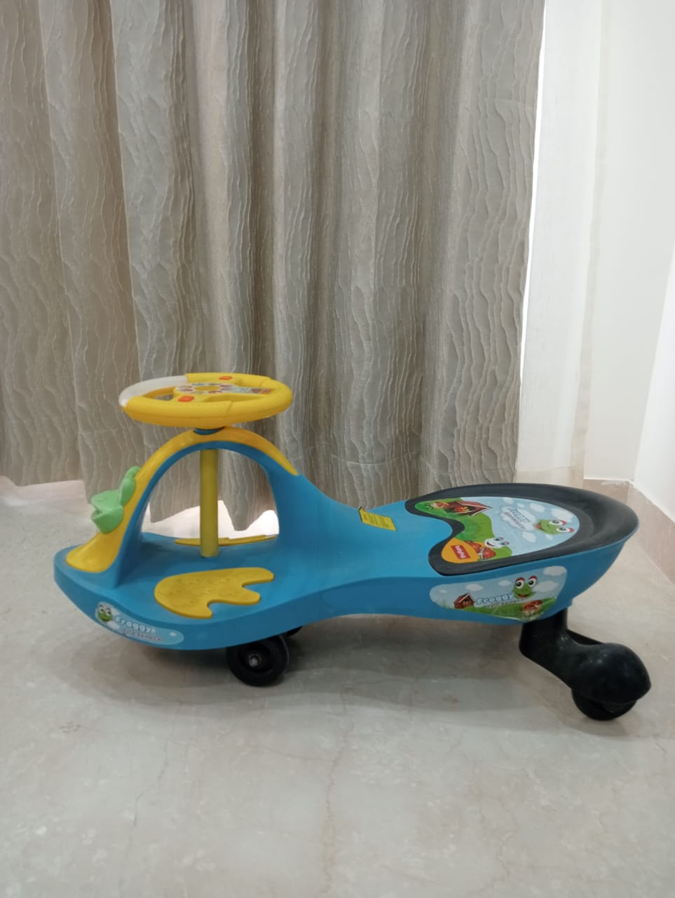 Babyhug Froggy Gyro Swing Car