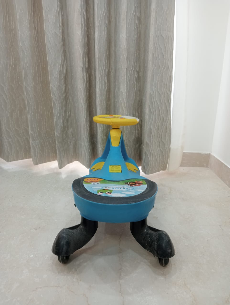 Babyhug Froggy Gyro Swing Car