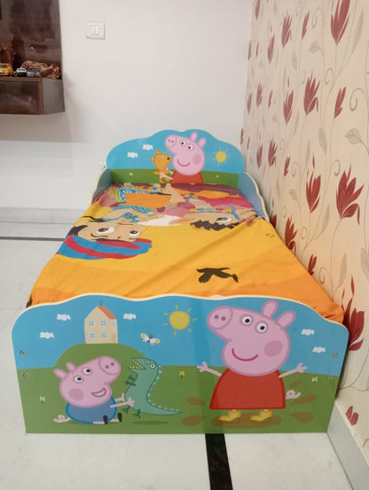 HelloHome Peppa Pig Bed ( With Mattress )