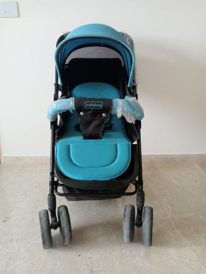 Babyhug Symphony Stroller, Blue,2024