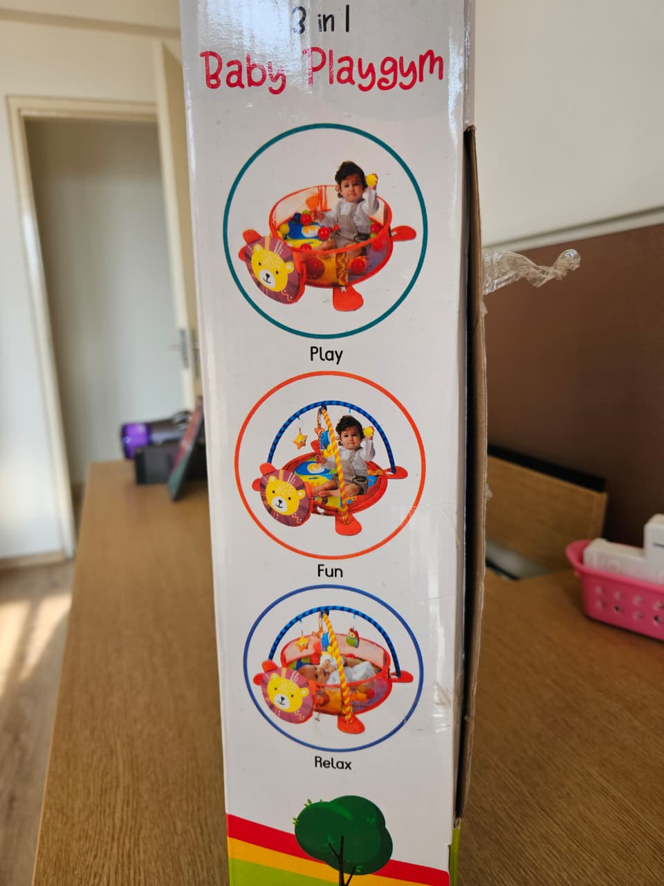 Babyhug 3-in-1 Playgym, Box opened, never used
