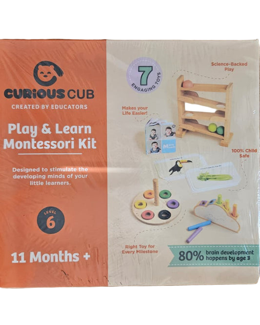 Curious Cub Montessori Kit ( Level 6 , 11 Months +)