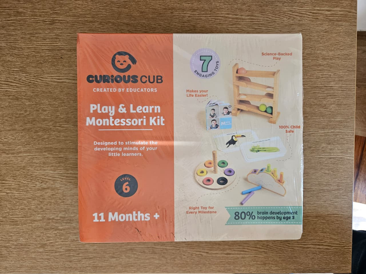 Curious Cub Montessori Kit ( Level 6 , 11 Months +)