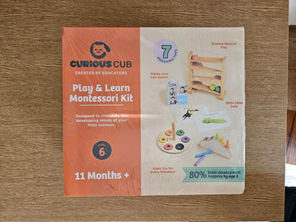 Curious Cub Montessori Kit ( Level 6 , 11 Months +)