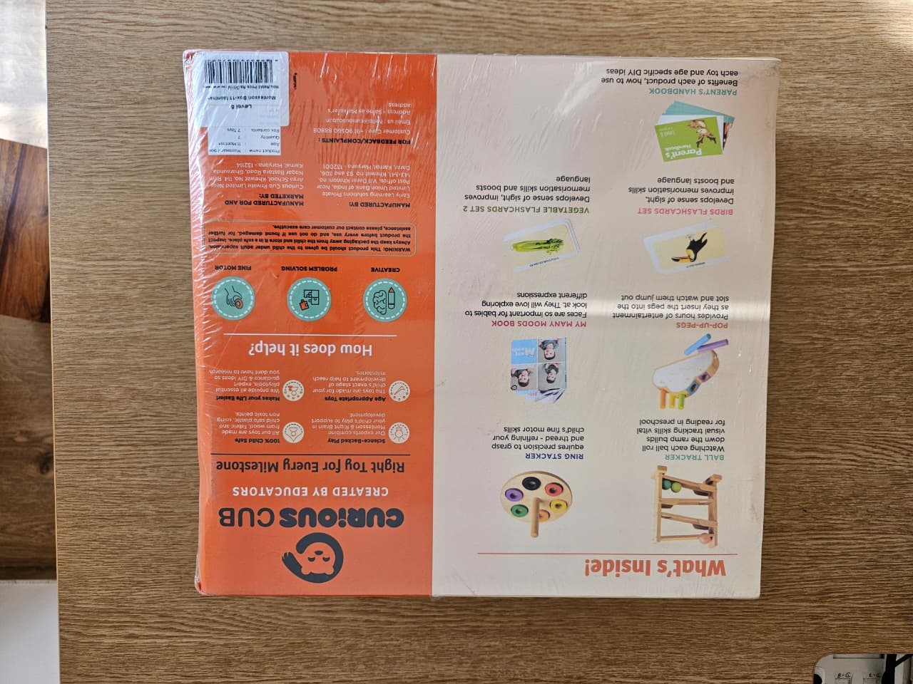 Curious Cub Montessori Kit ( Level 6 , 11 Months +)