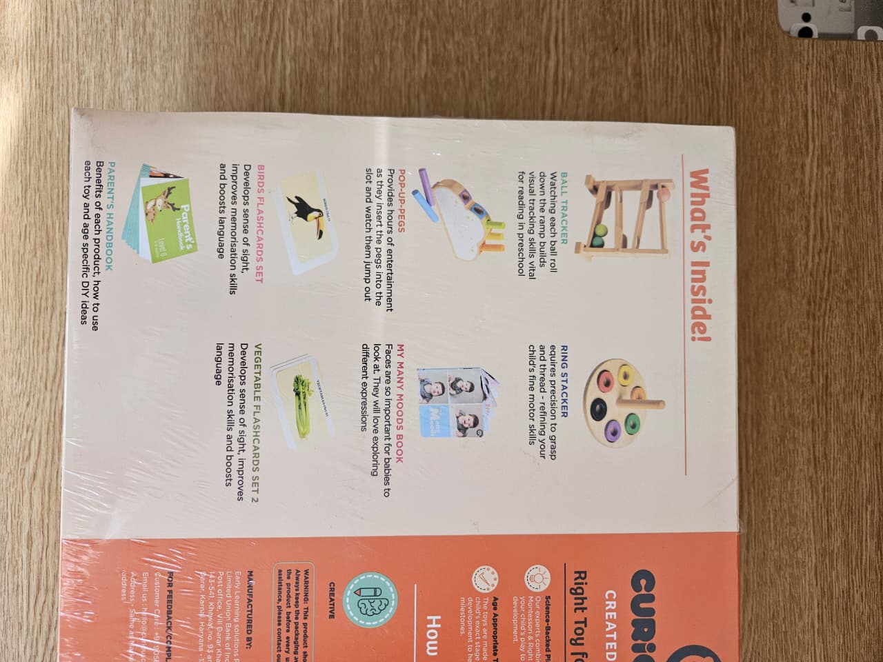 Curious Cub Montessori Kit ( Level 6 , 11 Months +)