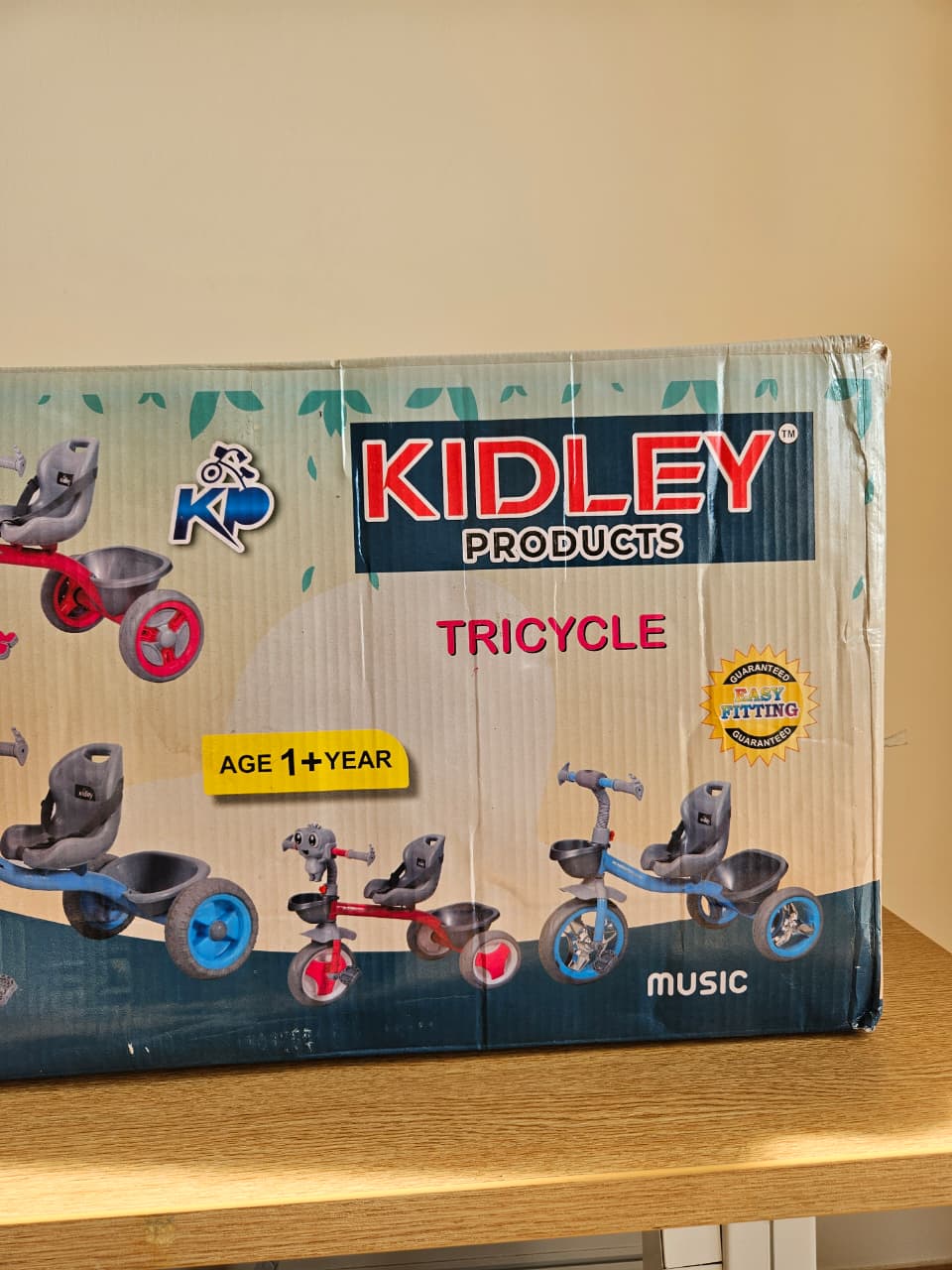 Kidley tricycle, Brand new ( Box Packed)