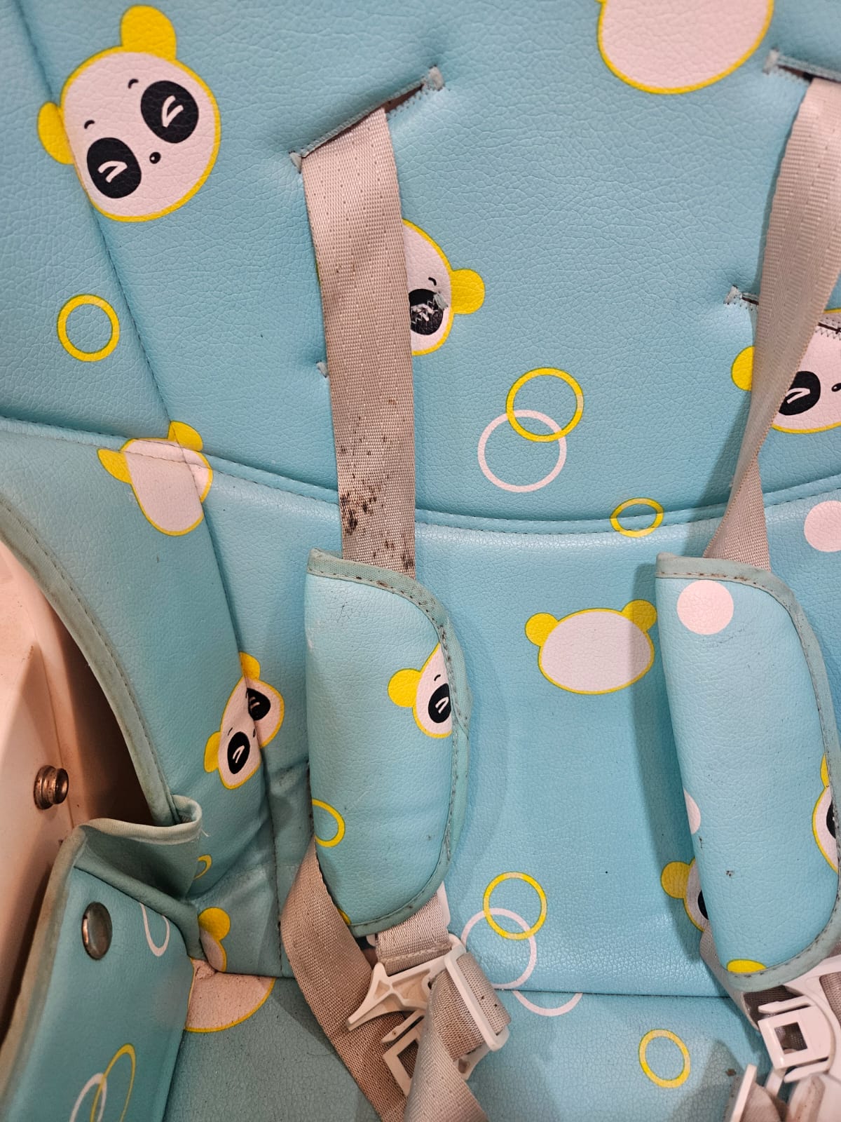 R for Rabbit Marshmallow High Chair , Blue, 2023