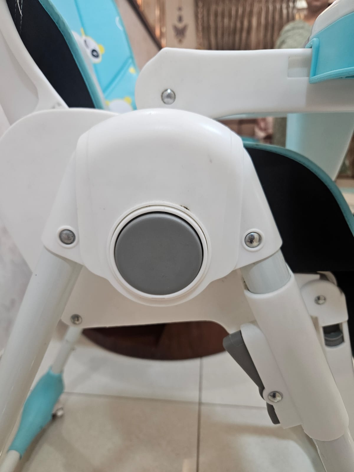 R for Rabbit Marshmallow High Chair , Blue, 2023