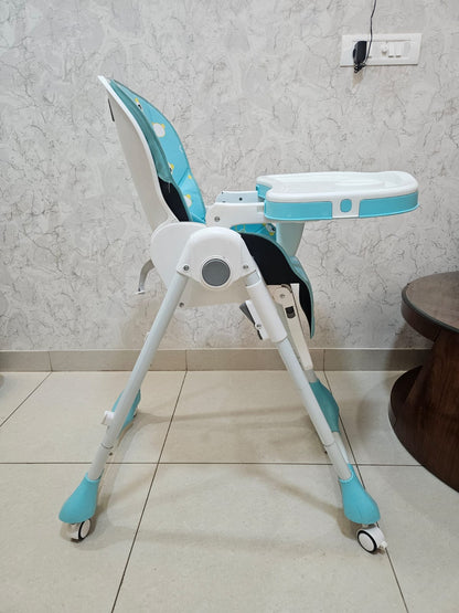 R for Rabbit Marshmallow High Chair , Blue, 2023