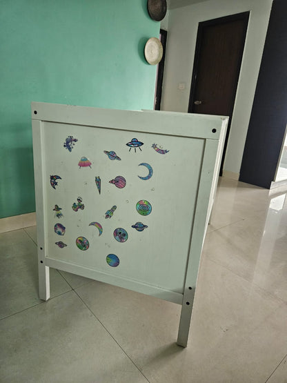 Ikea Sundvik Cot With Mattress & Mattress Protector