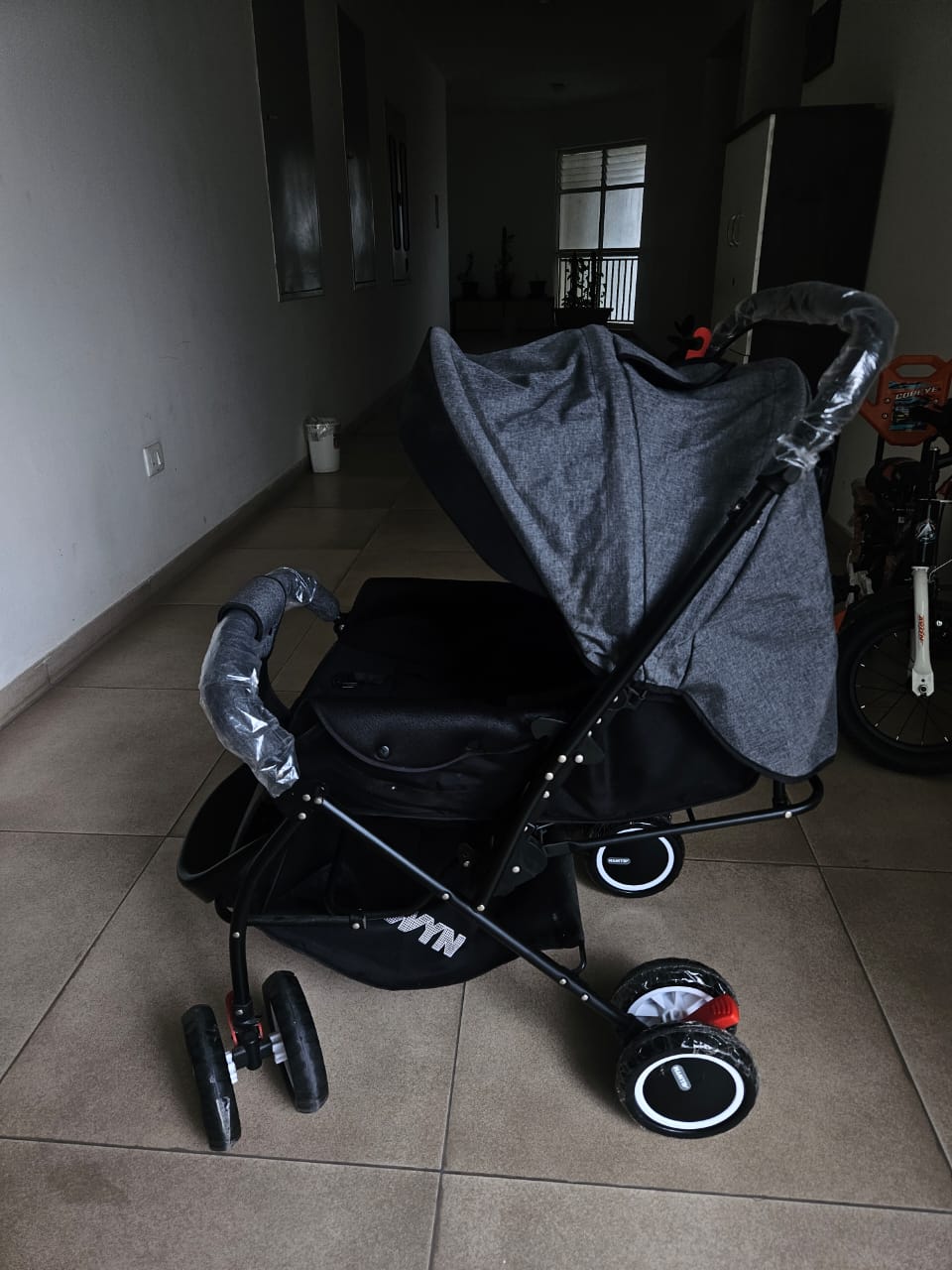 Allwyn Baby Stroller | Grey