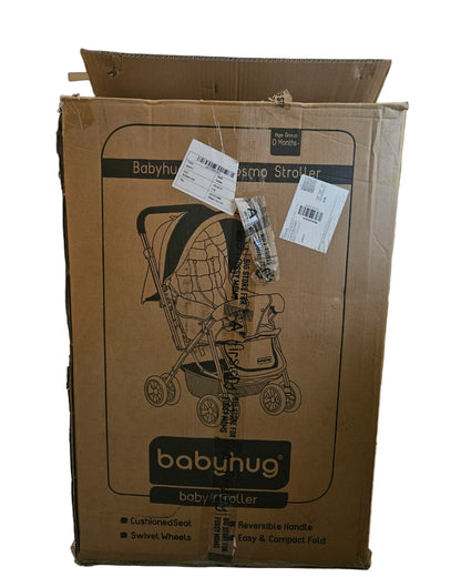 Babyhug Cosy Cosmo Stroller With Reversible Handle & Back Pocket