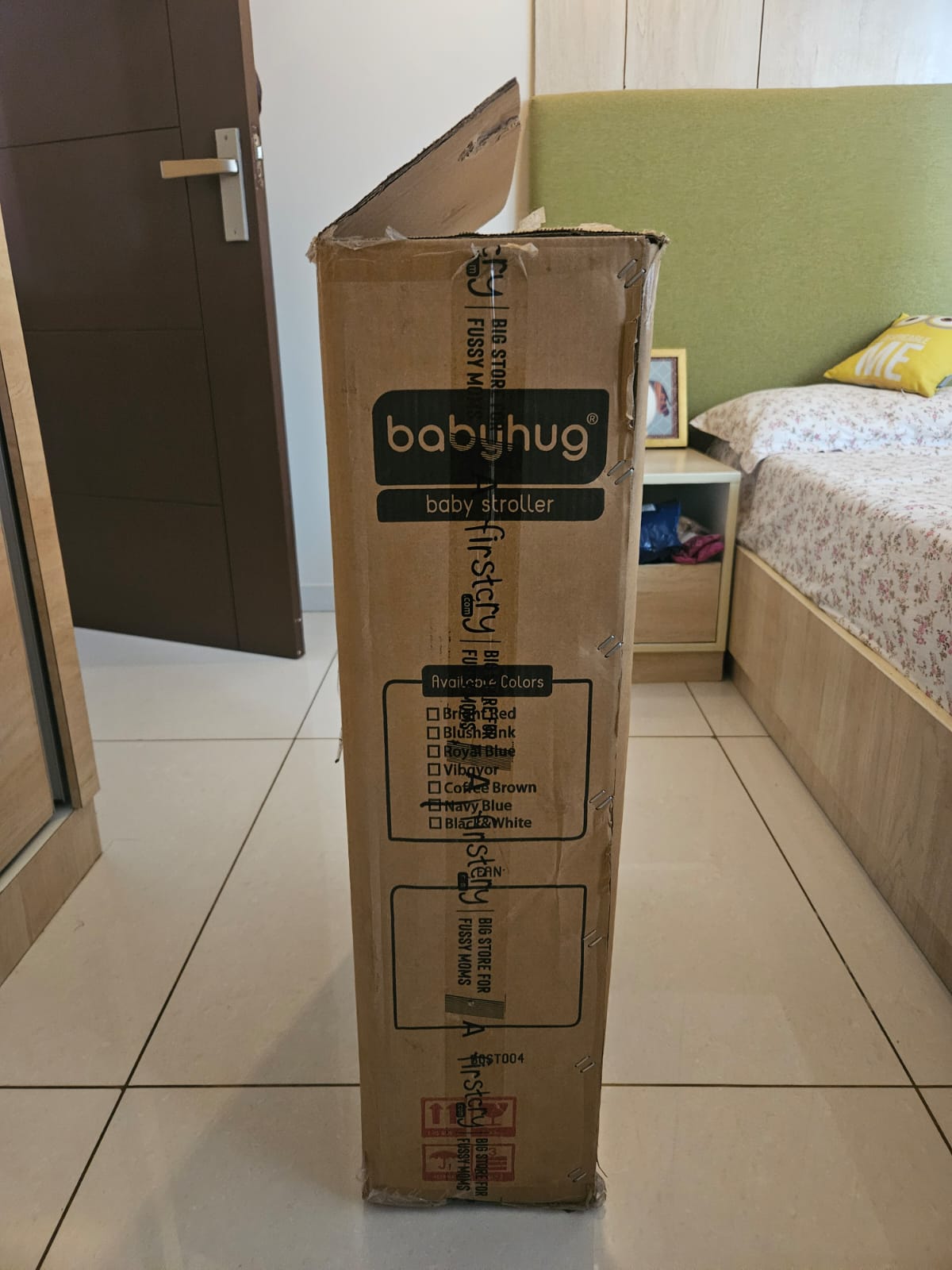 Babyhug Cosy Cosmo Stroller With Reversible Handle & Back Pocket