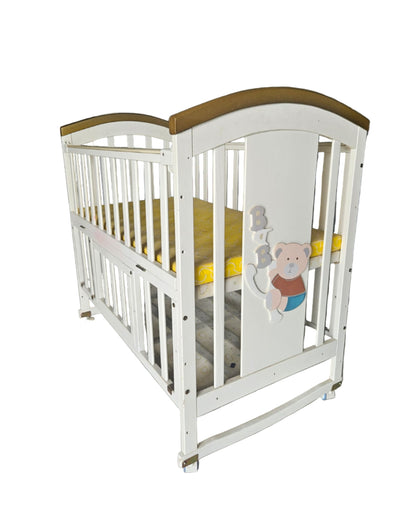 Baby Teddy 9 in 1 multifunctional Cot With mattress