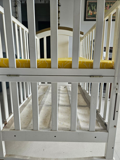 Baby Teddy 9 in 1 multifunctional Cot With mattress