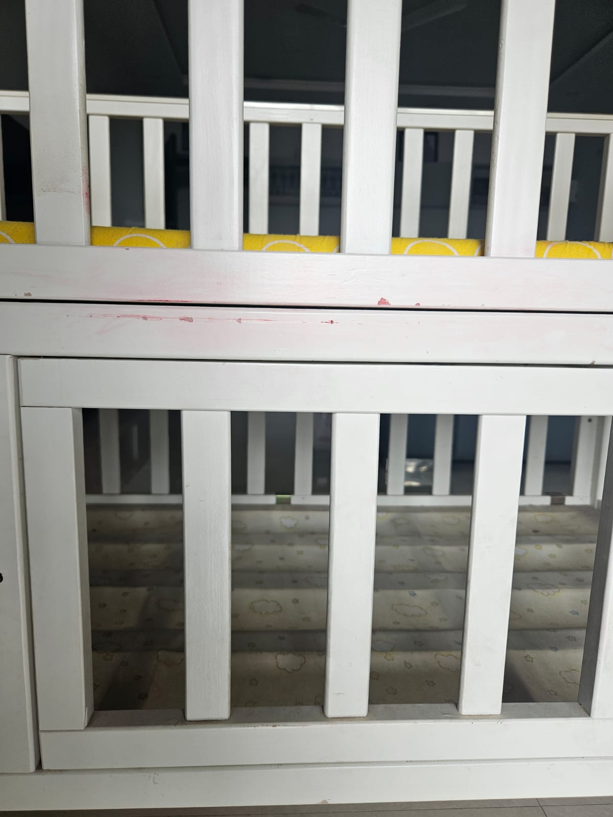 Baby Teddy 9 in 1 multifunctional Cot With mattress