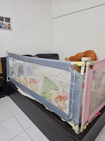 Blisso Baby Bed Rail guard for kids Safety | Single Piece, ( 6.5x2 Ft)