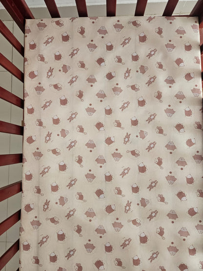 LuvLap C50 Wooden Baby Cot with Babyhug Matteress