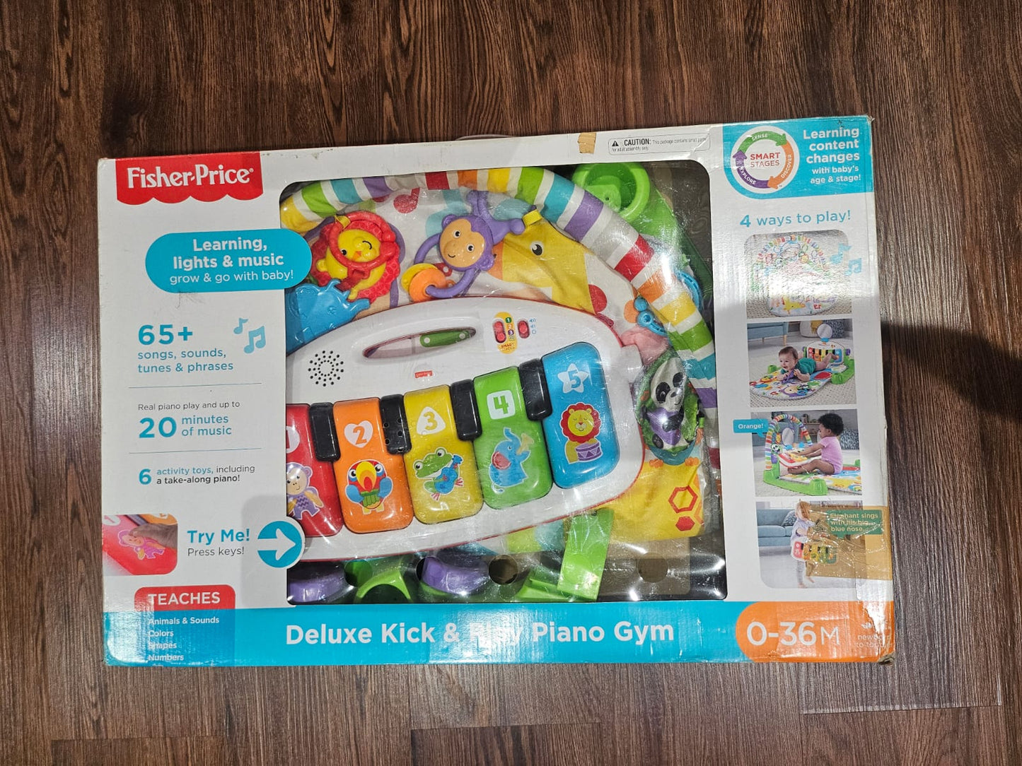 Fisher-Price Deluxe Kick N Play Piano Gym & Maracas Bundle