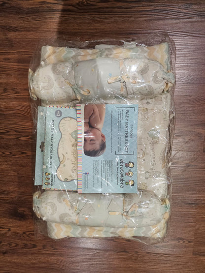 Large Nursing Pillow + Cotton Bedding Set Combo