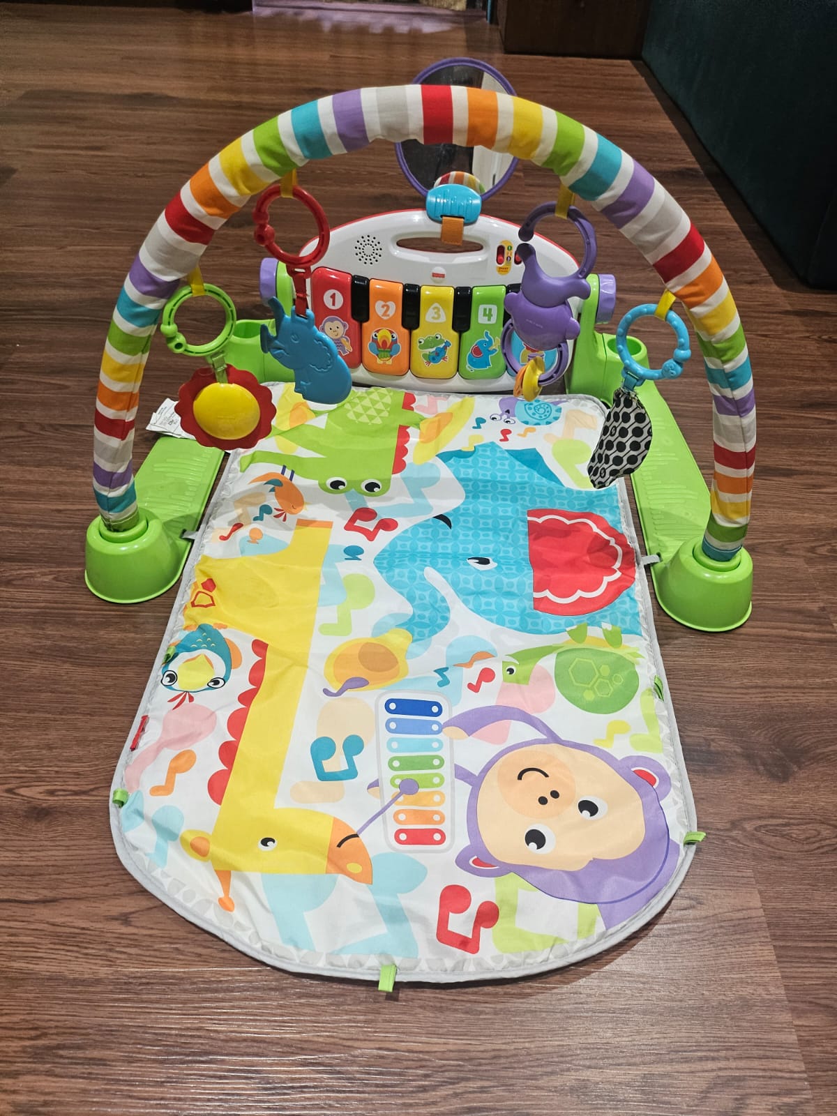 Fisher-Price Deluxe Kick N Play Piano Gym & Maracas Bundle